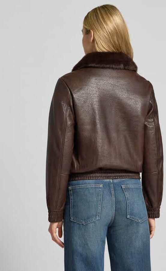 Zero Jack in leerlook met imitatiebont - Foto 3