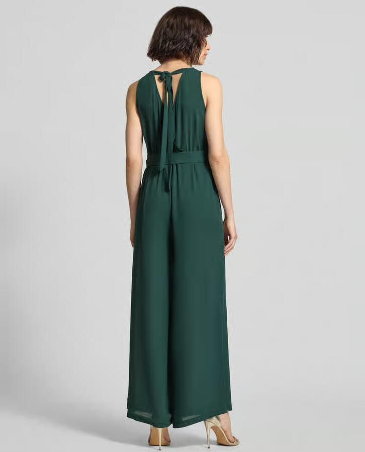 Zero Jumpsuit met strikceintuur en steekzakken - Foto 2