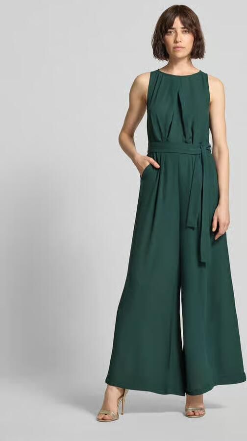 Zero Jumpsuit met strikceintuur en steekzakken - Foto 3