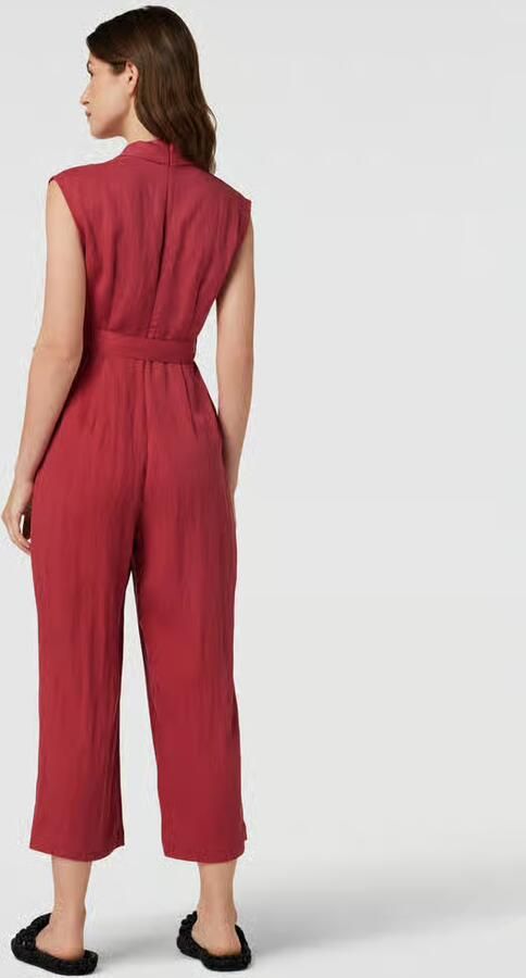 Zero Jumpsuit van lyocellmix met viscose in wikkellook - Foto 3