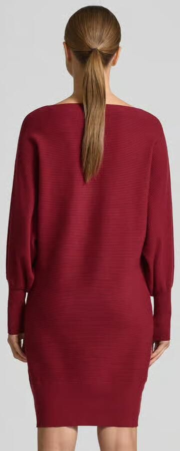 Zero Relaxed fit jurk van viscosemix in gebreide look - Foto 4