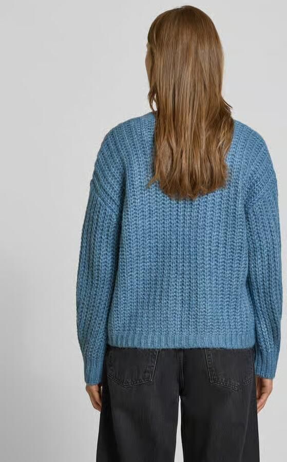 Zero Loose fit gebreid jack van grof tricot met wol