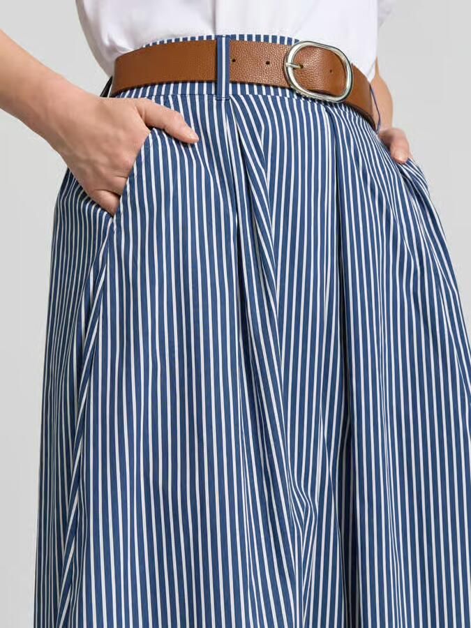 Zero Maxirok in allover-look met riem
