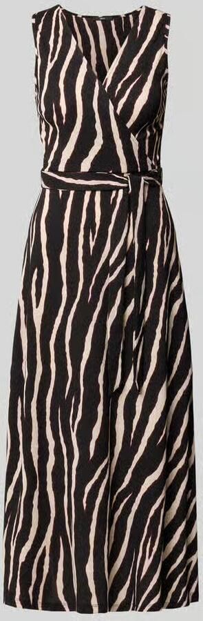 Zero midi-jurk met all-over dierenprint