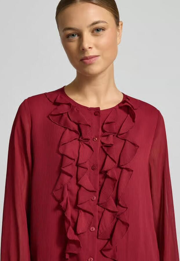 Zero overhemdblouse met knoopsluiting