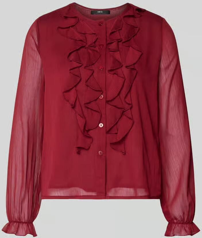 Zero overhemdblouse met knoopsluiting - Foto 2