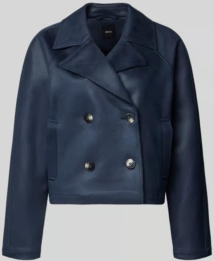 Zero Regular fit blazer met steekzakken