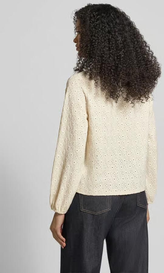 Zero Regular fit blouse met gaatjeslook - Foto 3