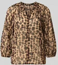 Zero Regular fit blouse met serafinohals - Foto 5