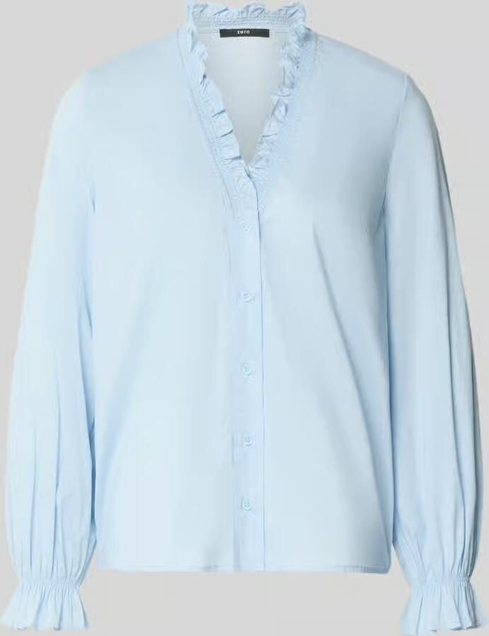 Zero Regular fit blouse met V-hals