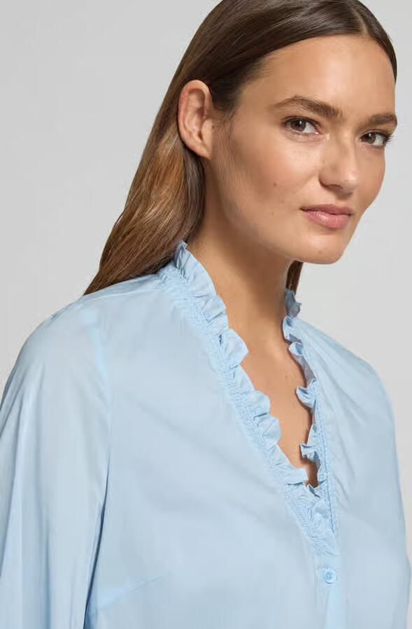 Zero Regular fit blouse met V-hals - Foto 2
