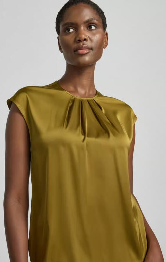 Zero regular fit blouse van satijn - Foto 2