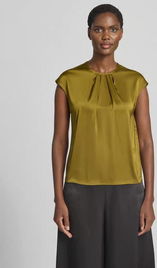 Zero regular fit blouse van satijn - Foto 4