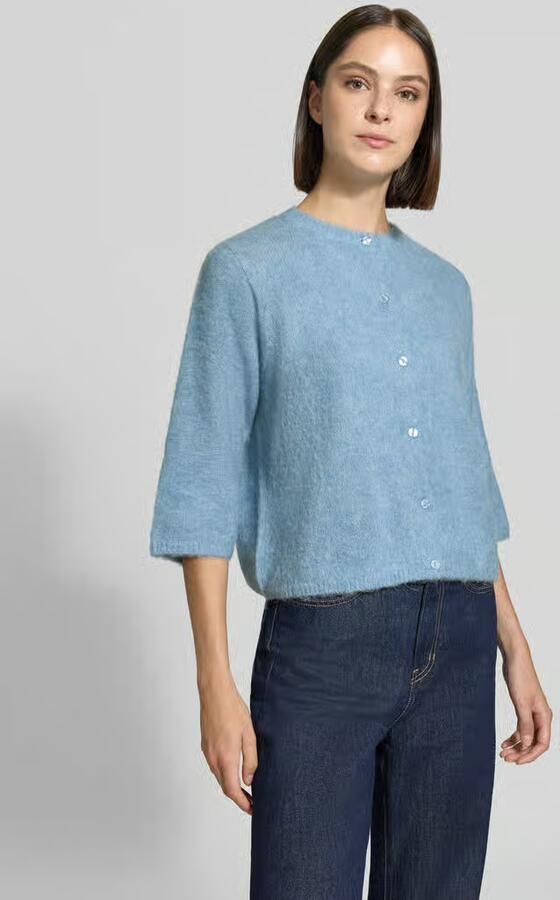 Zero regular fit cardigan met wol-alpaca-aandeel - Foto 2