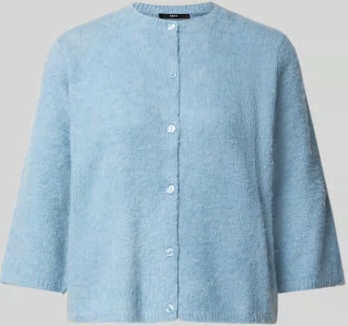 Zero regular fit cardigan met wol-alpaca-aandeel - Foto 3