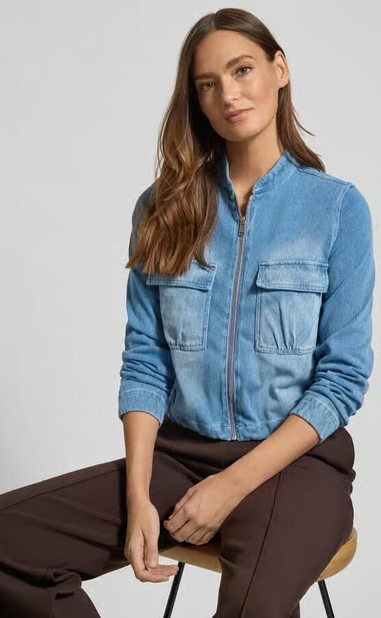 Zero Regular fit Jeansjack met ritssluiting - Foto 2