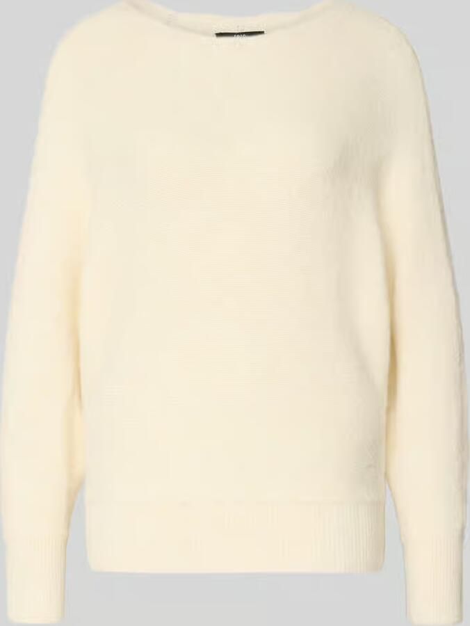 Zero Regular fit pullover in gebreide look met wol - Foto 2