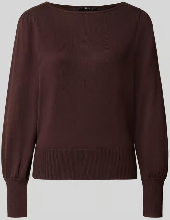 Zero Regular fit pullover van viscosemix - Foto 2