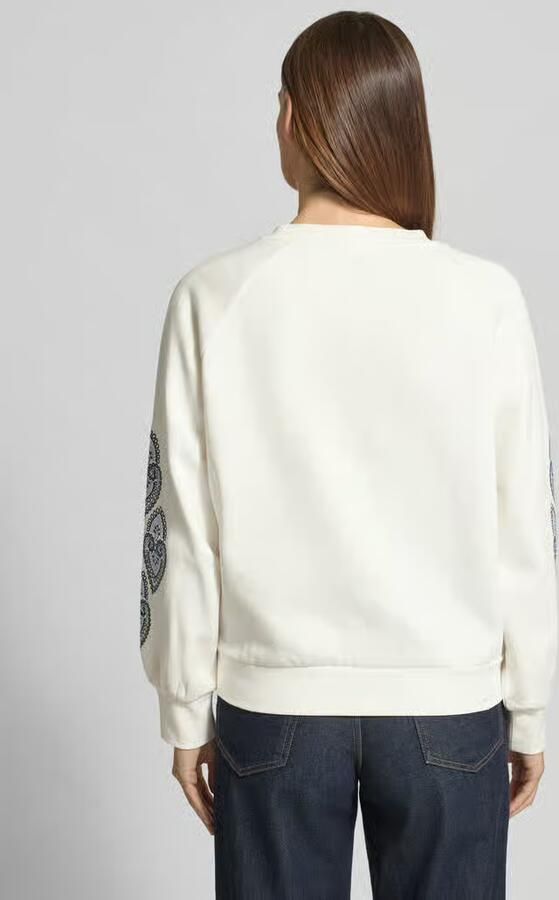 Zero Regular fit sweatshirt met motiefstitching - Foto 3