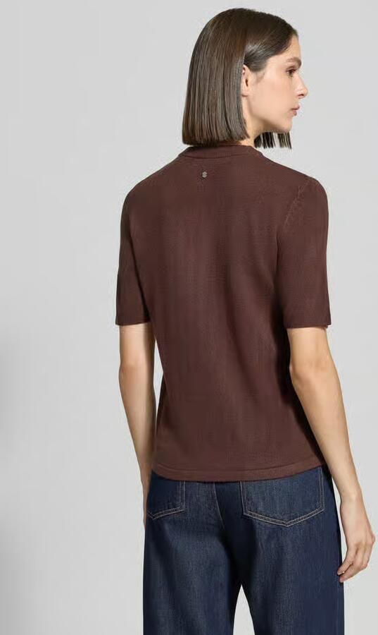 Zero regular fit T-shirt in brei-look - Foto 3