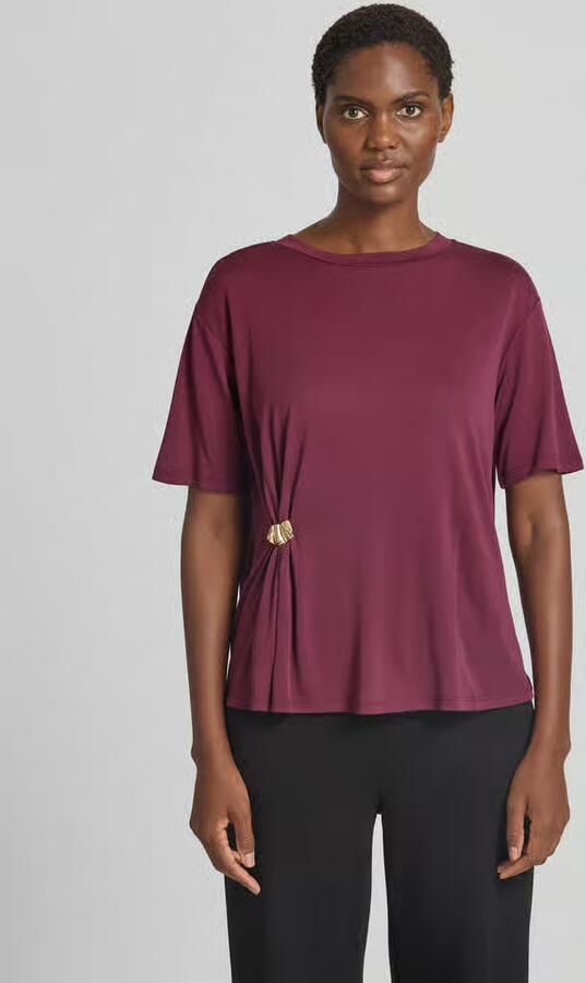 Zero regular fit T-shirt met siergarnering - Foto 3