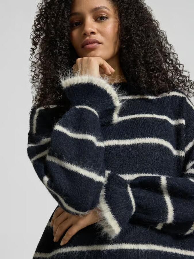 Zero Regular Fit trui in brei-look - Foto 2
