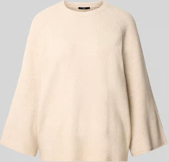 Zero relaxed fit gebreide pullover met wol