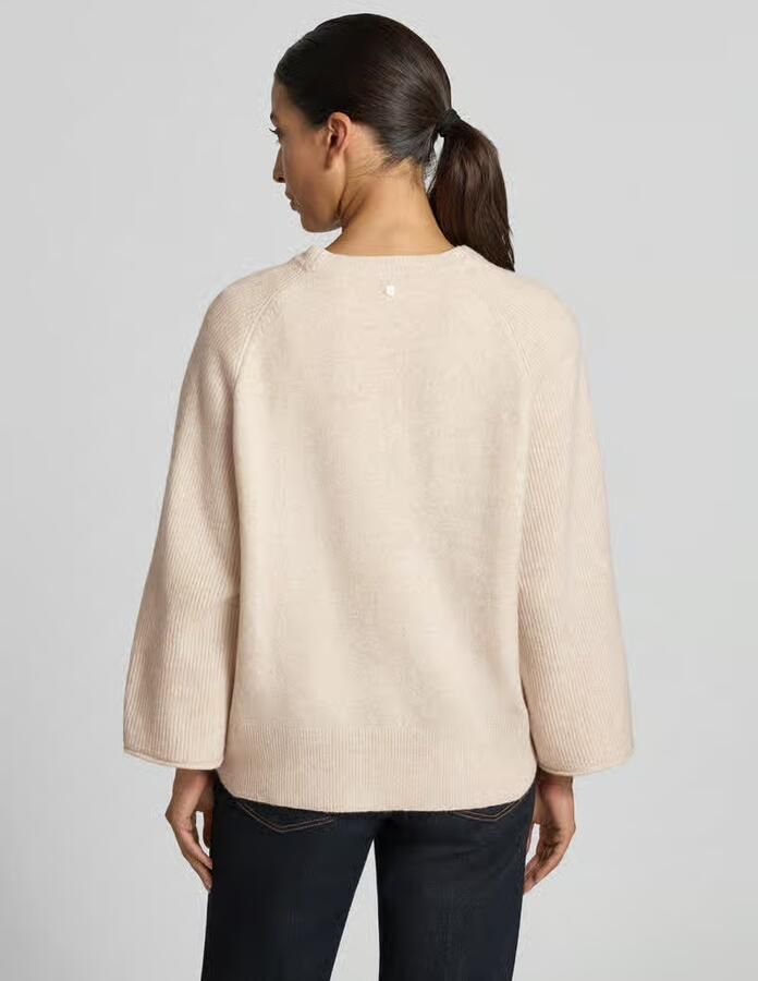 Zero relaxed fit gebreide pullover met wol - Foto 2