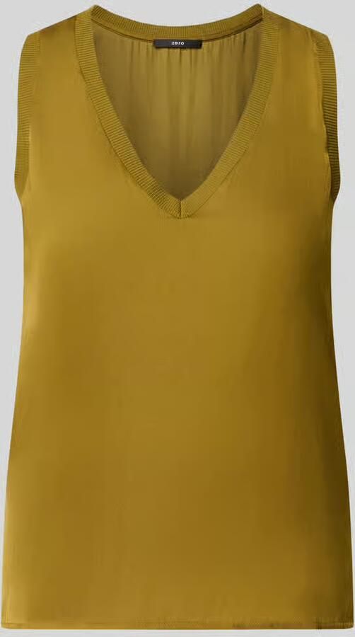 Zero relaxed fit top met v-hals