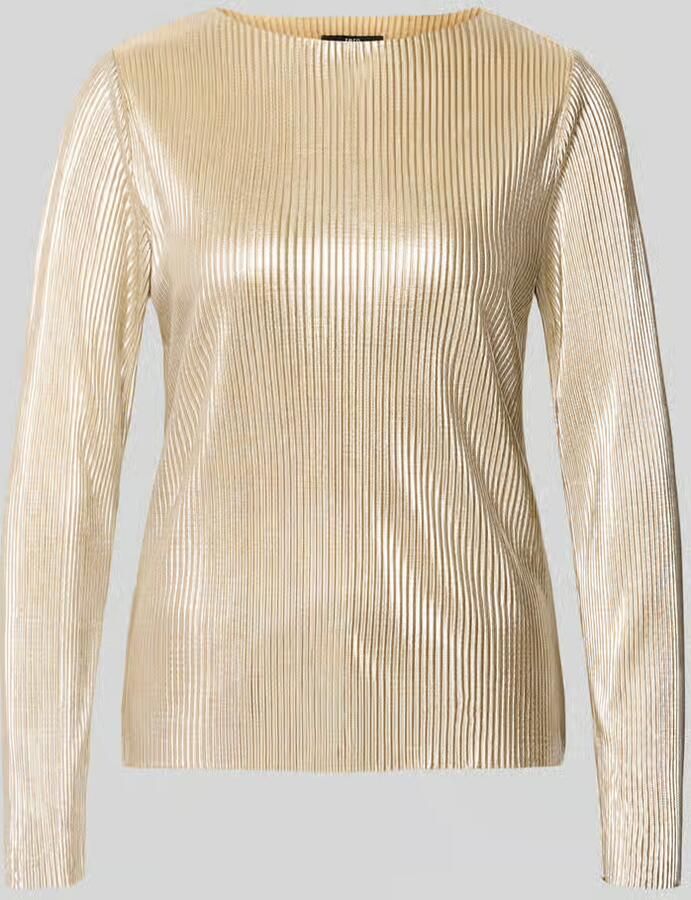Zero Shirt met lange mouwen met ribstructuur