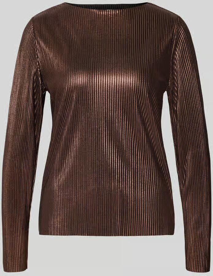 Zero Shirt met lange mouwen met ribstructuur