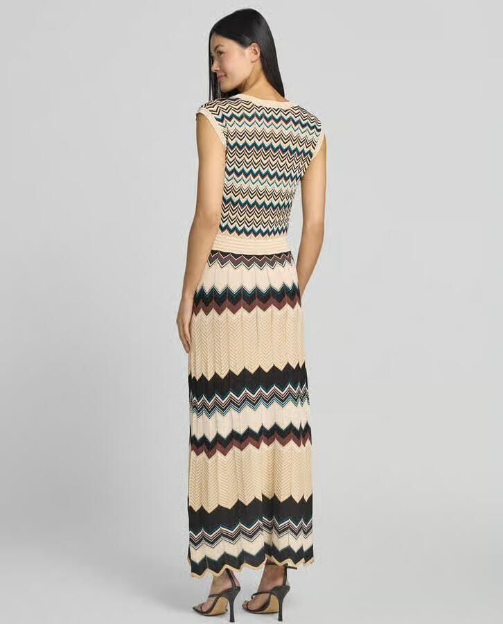 Zero slim fit maxi-jurk van viscosemix in tricotlook - Foto 3