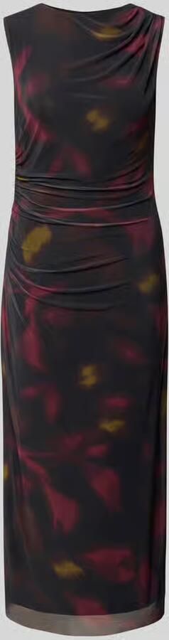 Zero Slim fit midi-jurk met all-over bloemenmotief