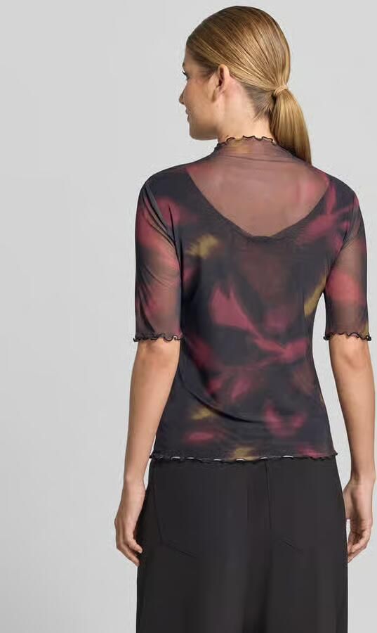 Zero slim fit T-shirt in semitransparant design - Foto 2