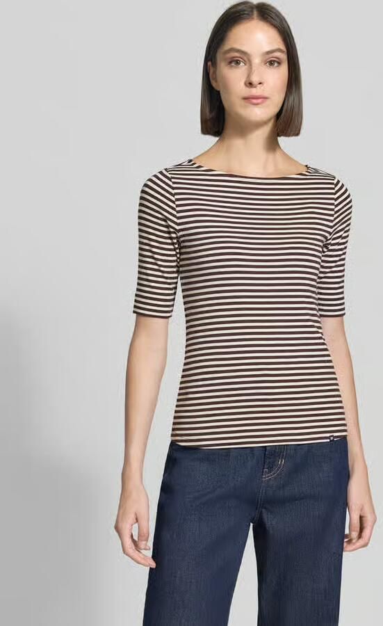Zero Slim fit t-shirt van katoenmix - Foto 2