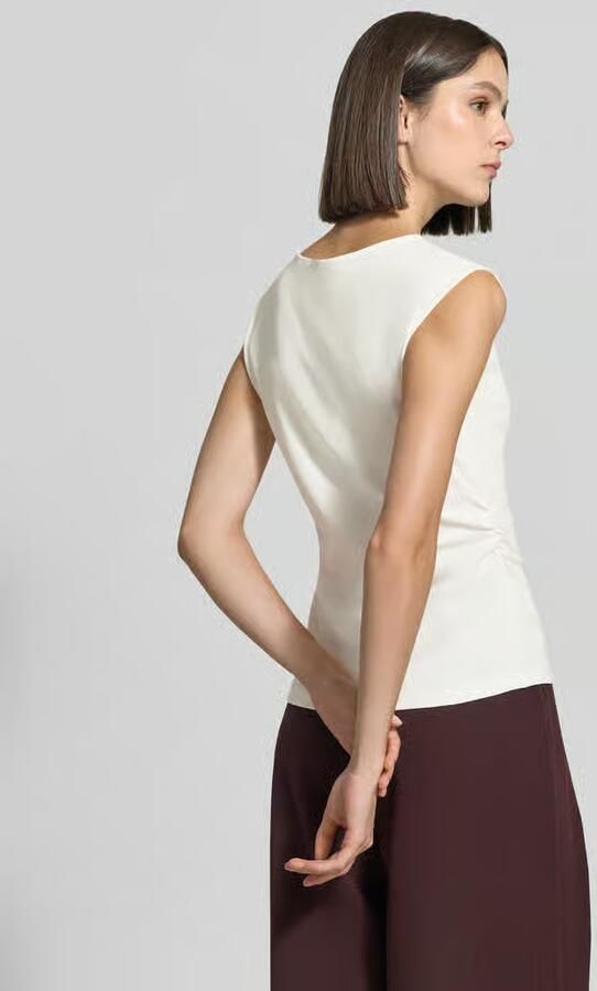 Zero relaxed fit blouse van viscosemix - Foto 4