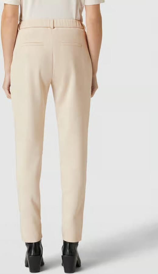 Zero Stoffen broek met strookzakken aan de achterkant