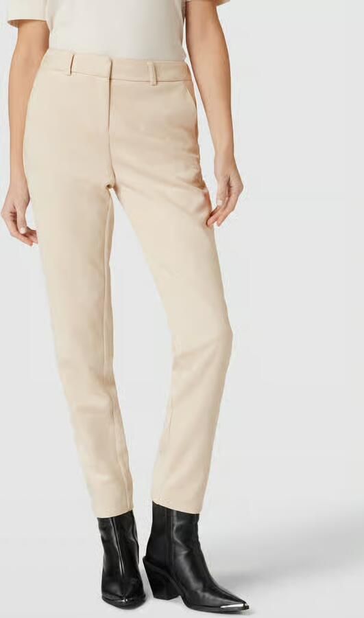 Zero Stoffen broek met strookzakken aan de achterkant - Foto 2