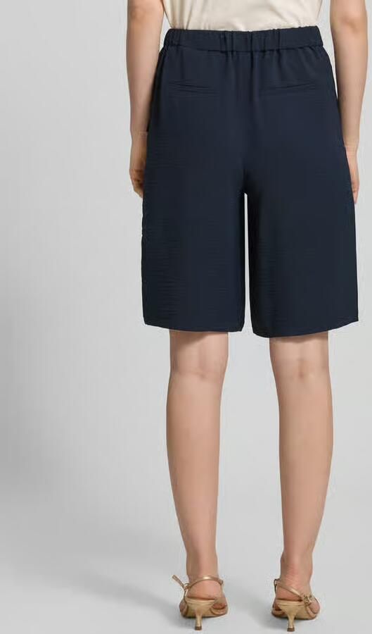 Zero straight fit bermuda met siersluiting