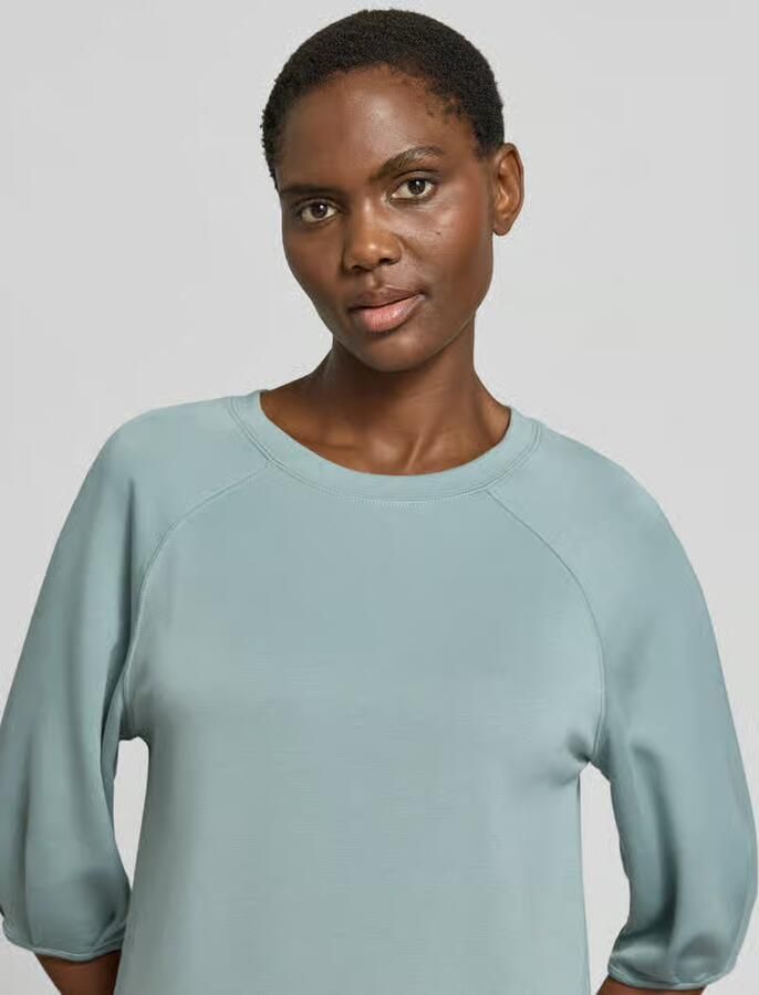 Zero Sweatshirt met 3 4-mouw en tunnelkoord - Foto 2