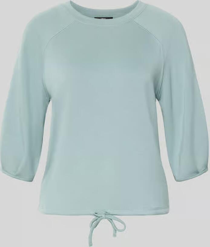 Zero Sweatshirt met 3 4-mouw en tunnelkoord - Foto 3