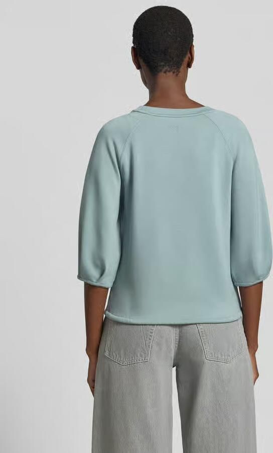 Zero Sweatshirt met 3 4-mouw en tunnelkoord
