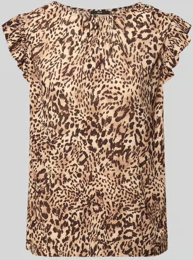 Zero T-shirt met vlindermouwen