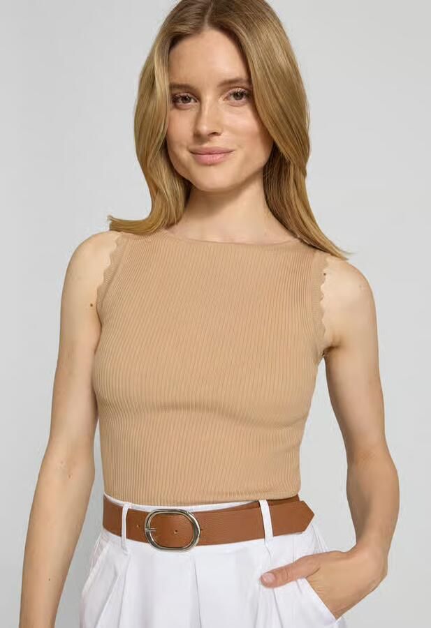Zero Tanktop in gebreide look