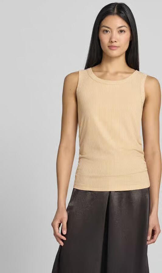 Zero Tanktop van viscosemix met ronde hals - Foto 2