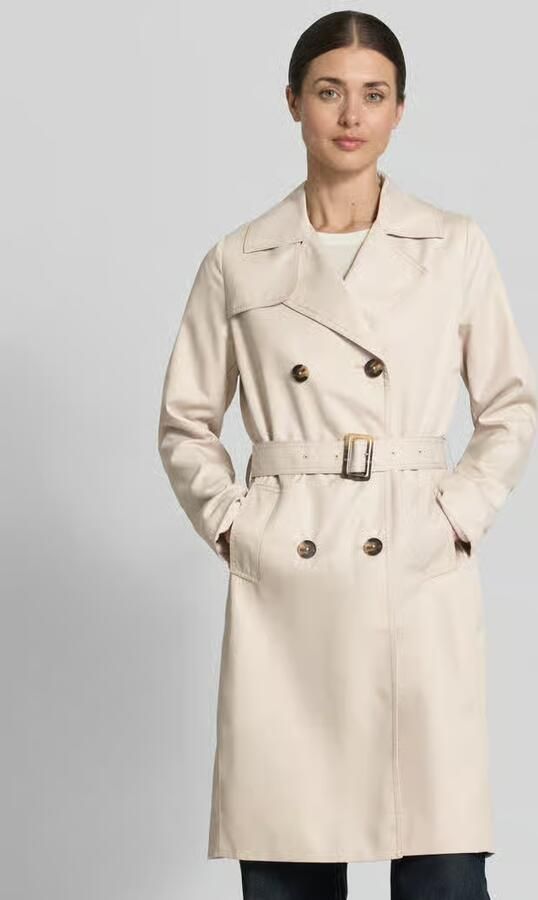 Zero Trenchcoat met riem en zijdelingse steekzakken - Foto 2