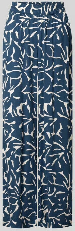 Zero wide fit broek van pure viscose - Foto 4