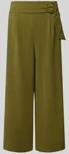 Zero wide fit culottes met structuurpatroon