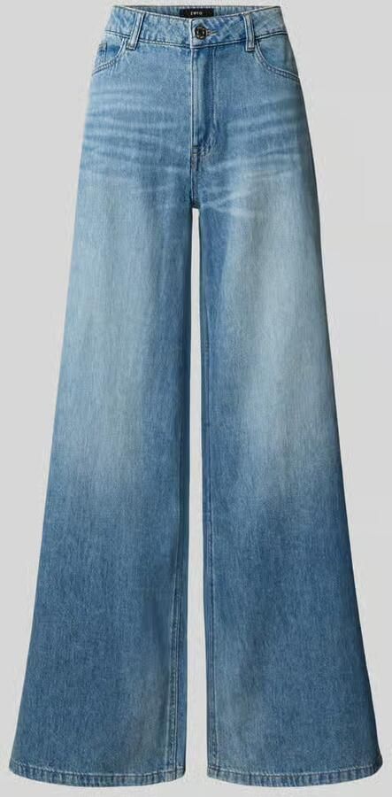Zero wide fit jeans van puur katoen - Foto 3