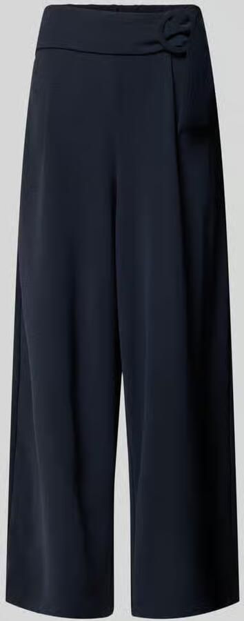 Zero wide fit stoffen broek met bandplooien - Foto 4